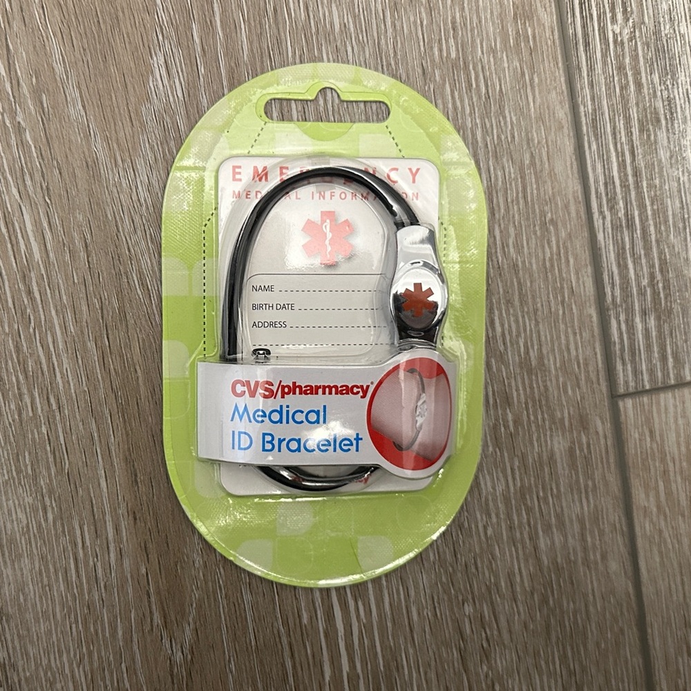 NWT CVS Pharmacy Emergency Medical ID Bracelet